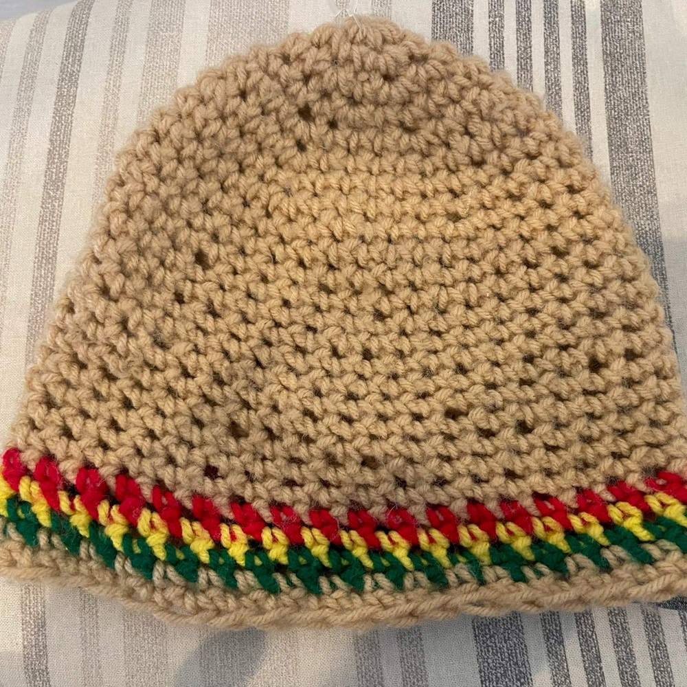 Khaki Rasta Beanie